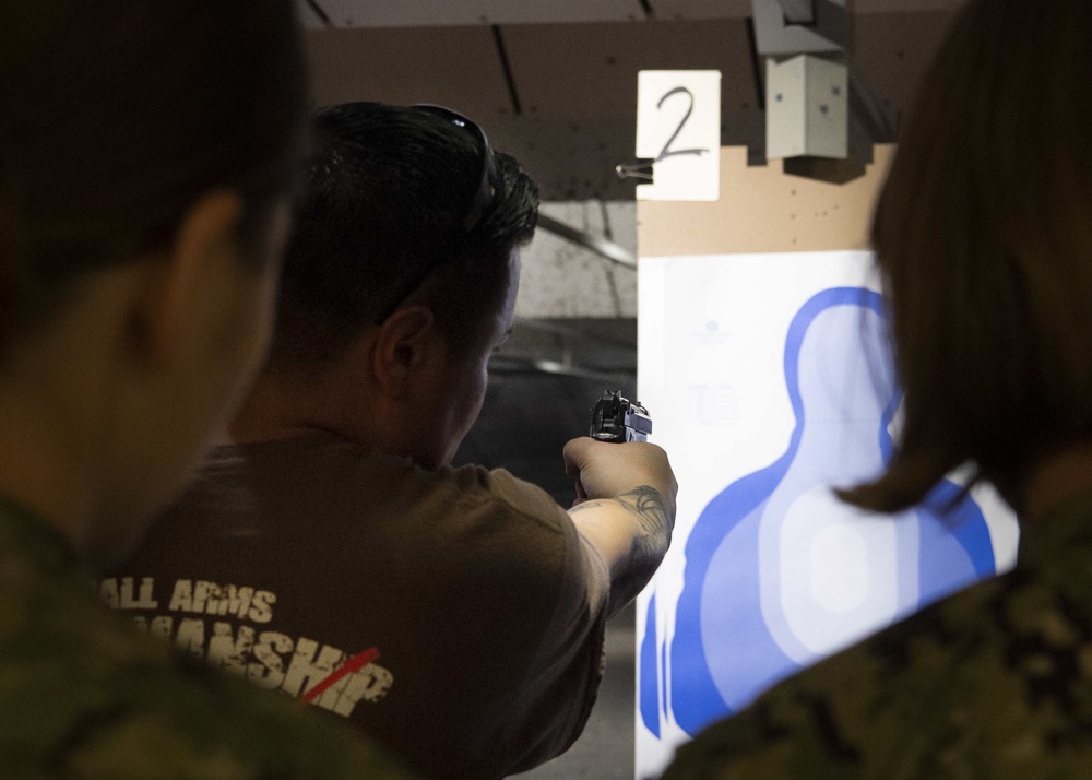 NROTC Midshipmen Complete Small Arms Training During Sea Trials 2021