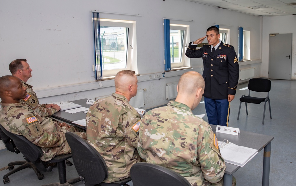 U.S. Army Europe and Africa Best Warrior Competition Knowledge Boards