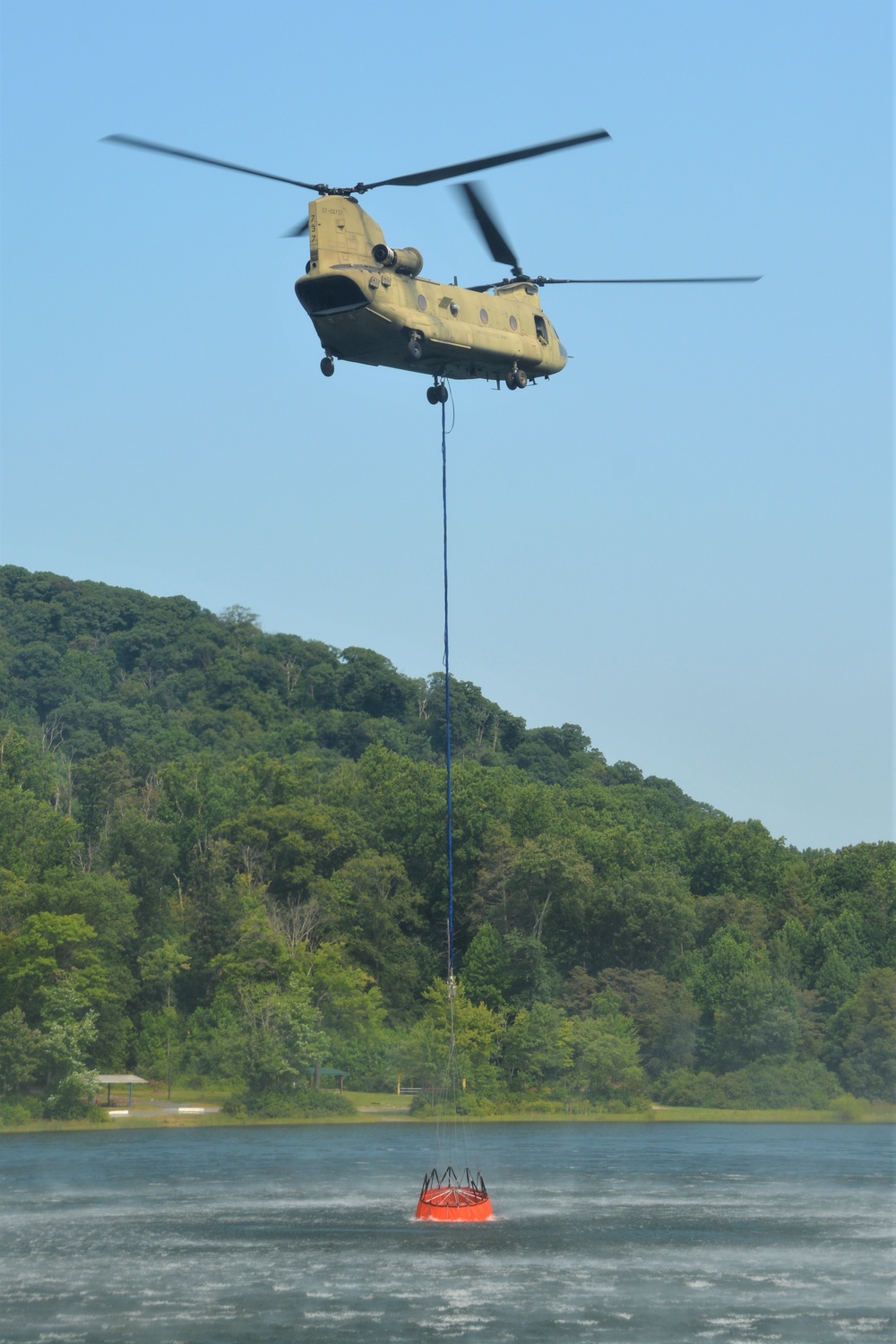 EAATS air crews conduct water bucket training