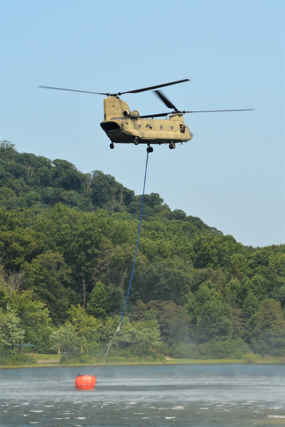 EAATS air crews conduct water bucket training