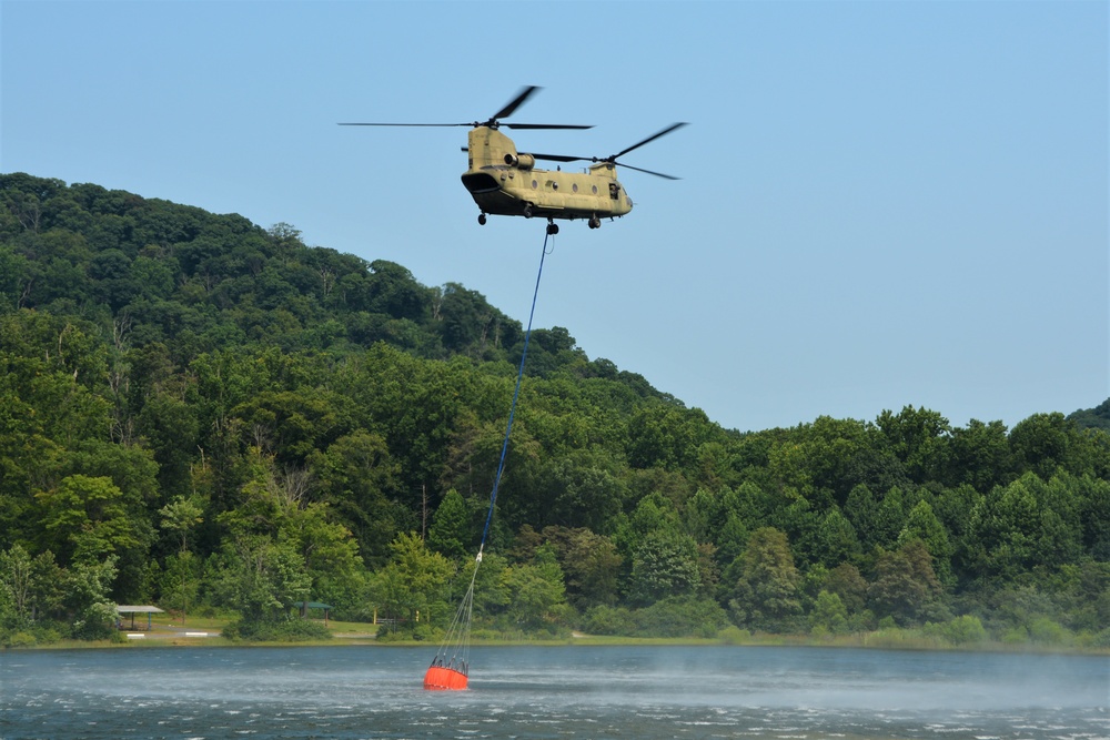 EAATS air crews conduct water bucket training