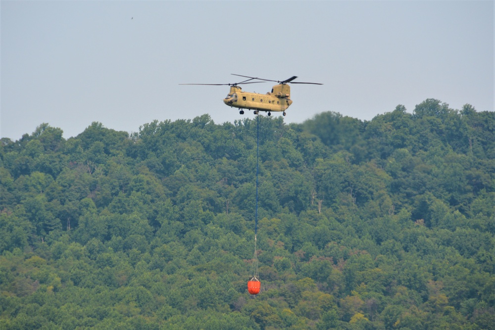 EAATS air crews conduct water bucket training