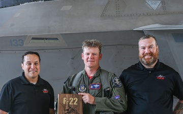 First to Fly 2,000 Hours in F-22 Raptor
