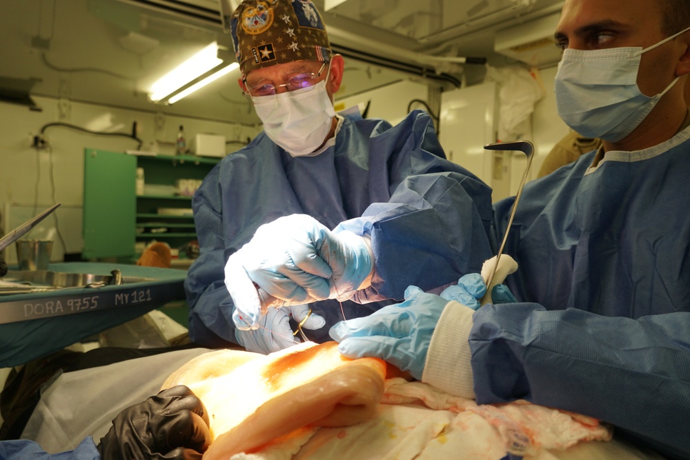 Surgeon skills tested during Regional Medic