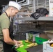 Sailors And Marines Prepare Dinner