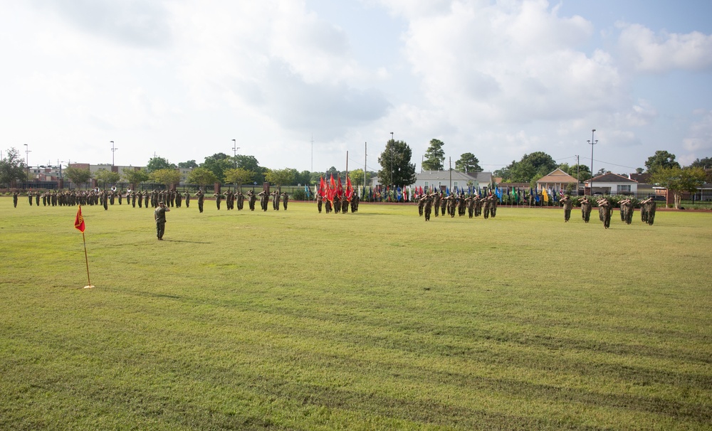 4th Marine Logistics Group Change of Command Ceremony