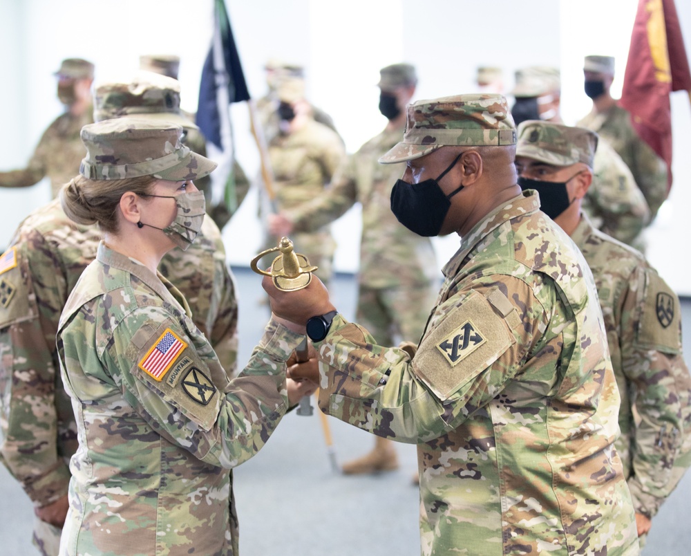 143d Sustainment Command (Expeditionary) Change of Responsibility Ceremony
