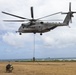 US Marines conduct helicopter rope suspension techniques aboard MCBH