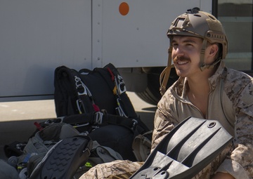EODMU-1 Conduct Jumps Into San Diego Bay