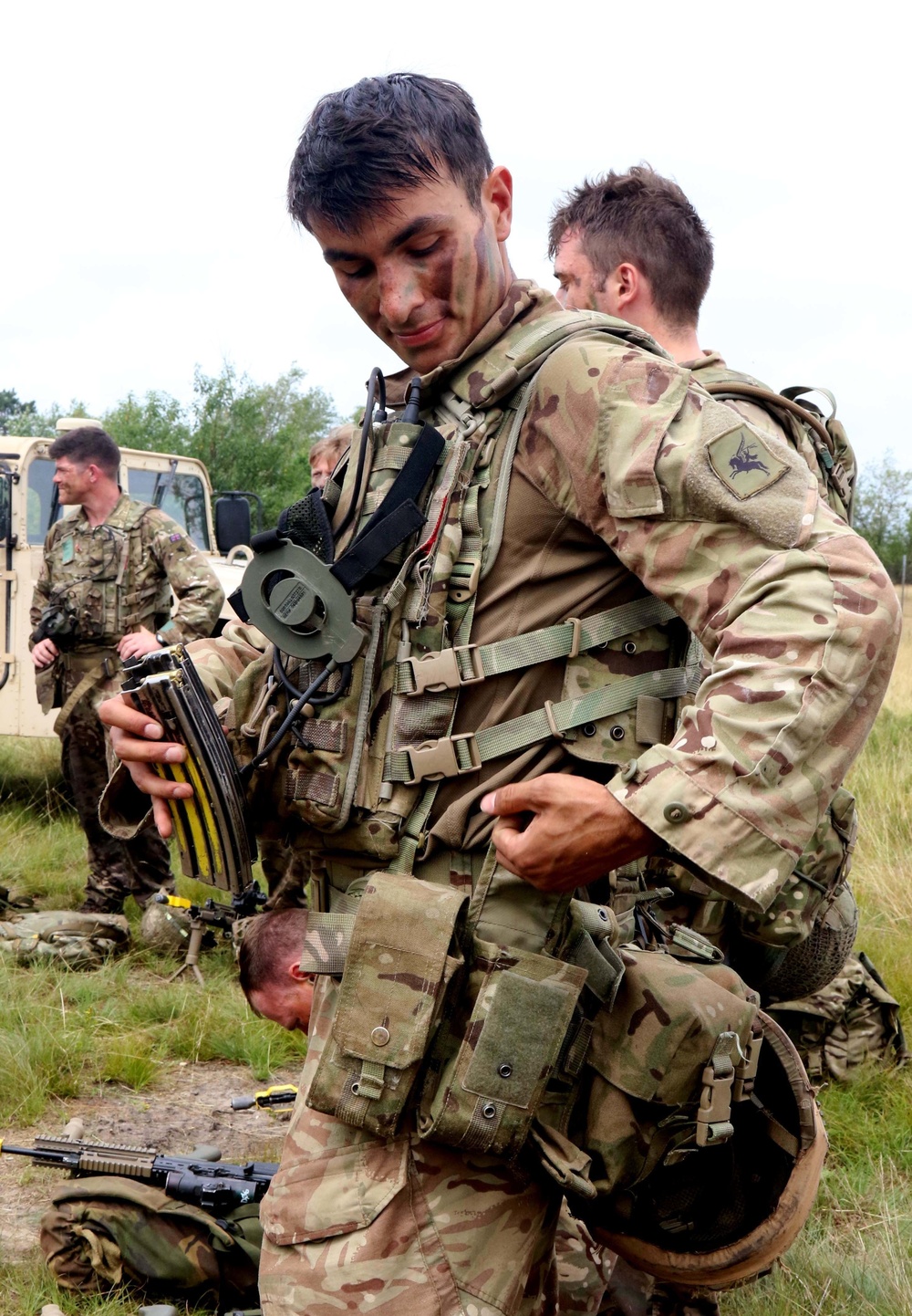 British Parachute Regiment train in Michigan