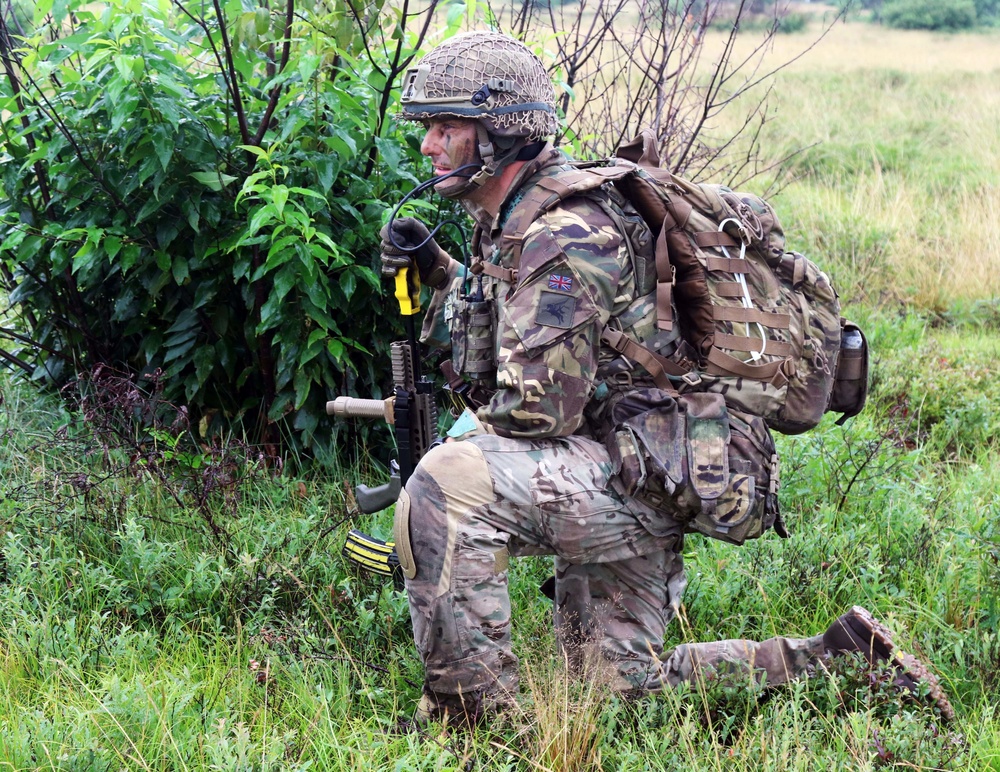 British Parachute Regiment train in Michigan