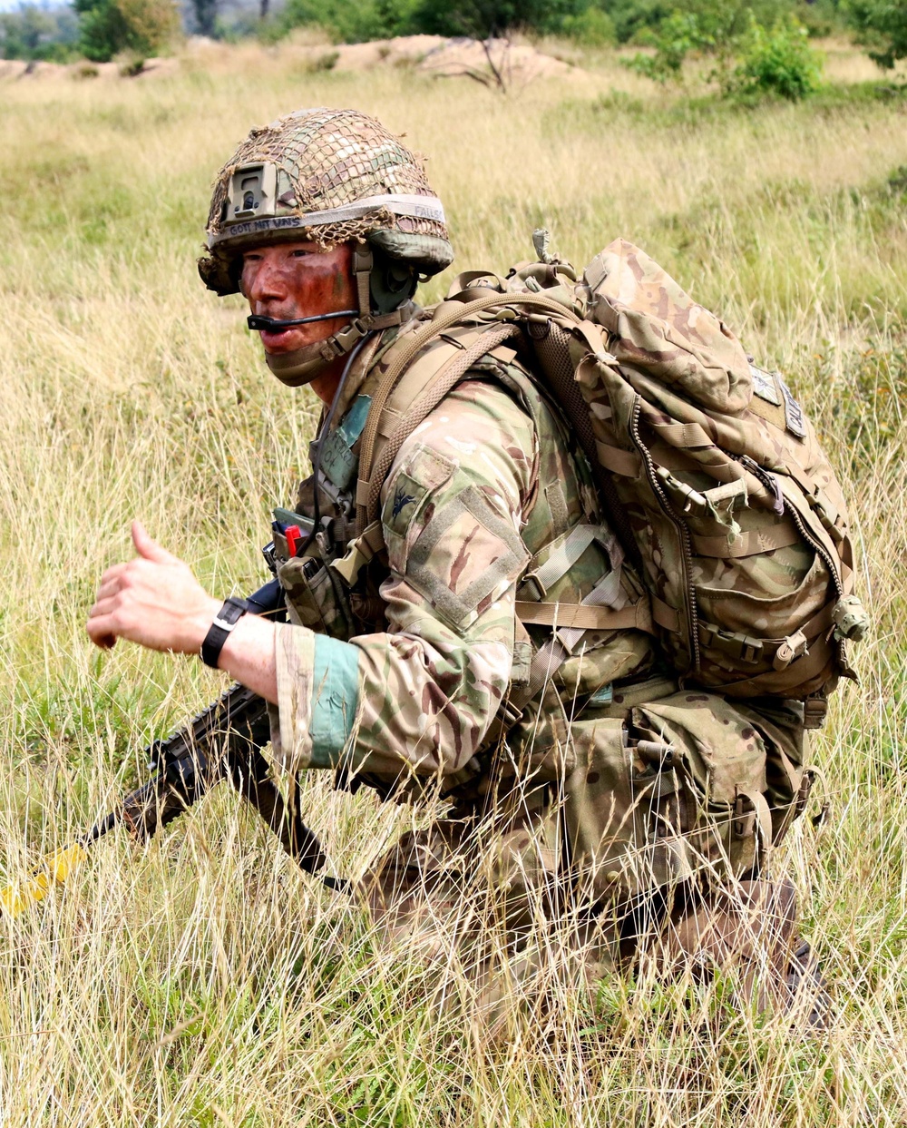 British Parachute Regiment train in Michigan