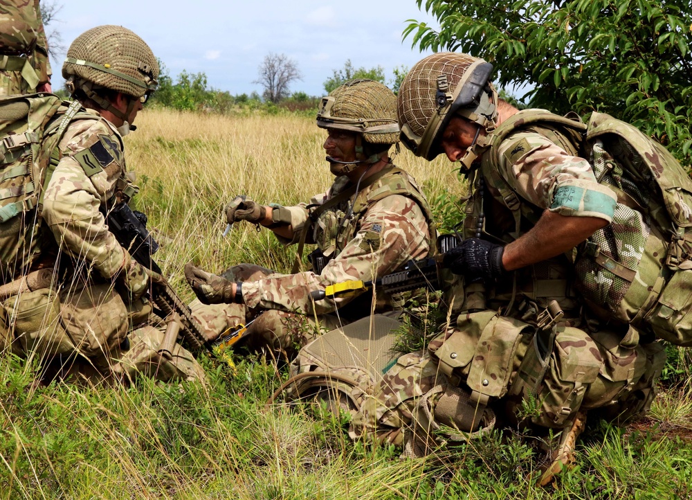 British Parachute Regiment train in Michigan