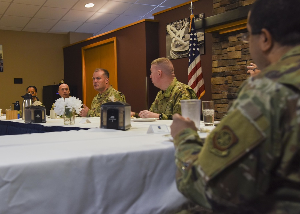 18th AF commander visits Fairchild AFB