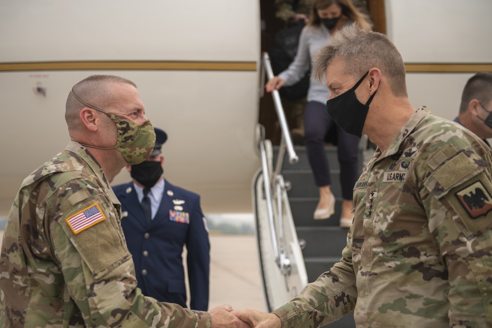 Chief of the National Guard Bureau visits the Wyoming National Guard