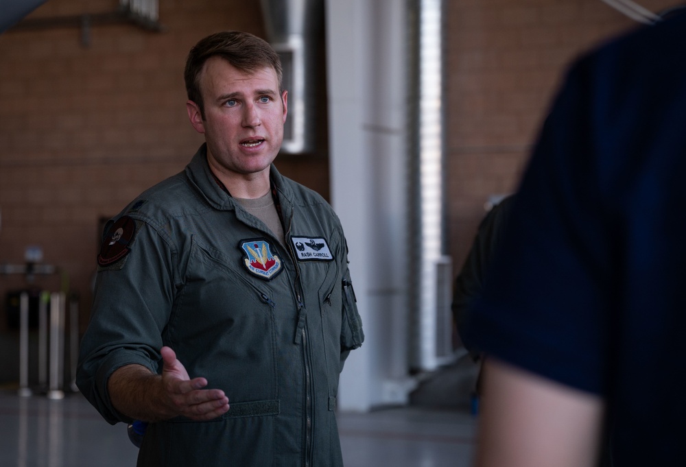 STAFDEL tours Nellis