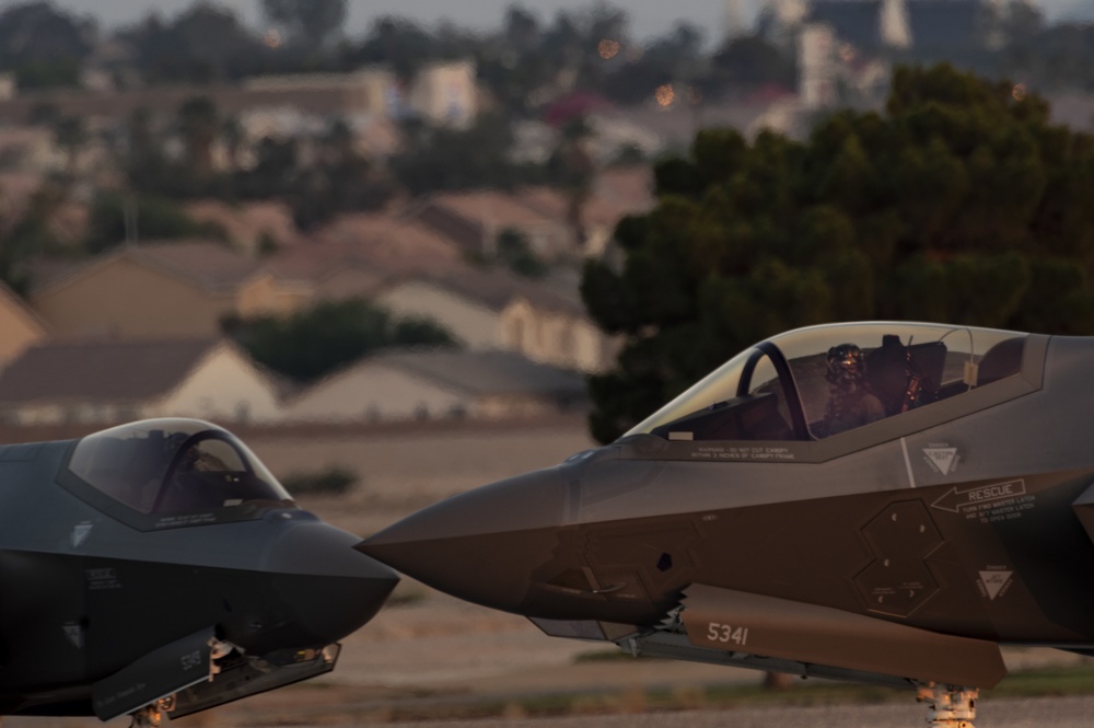 Red Flag Nellis: Into the night