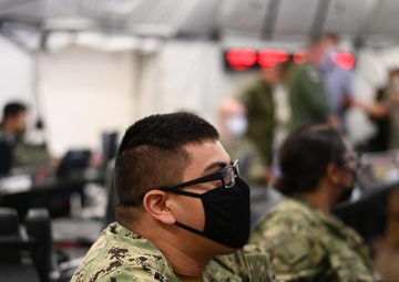 Sailors Stand Watch at C3F EMOC in Support of LSE 21