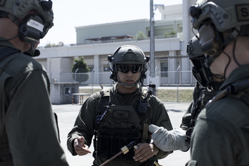 Special reaction team cut into training