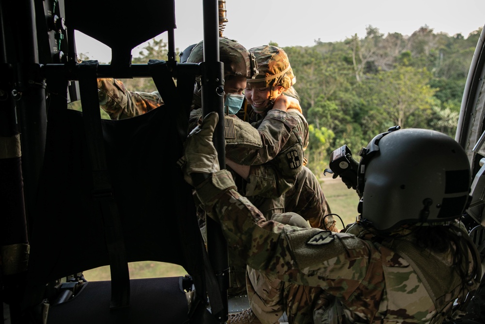 Garuda Shield 2021: Jungle Penetrator Hoist Training