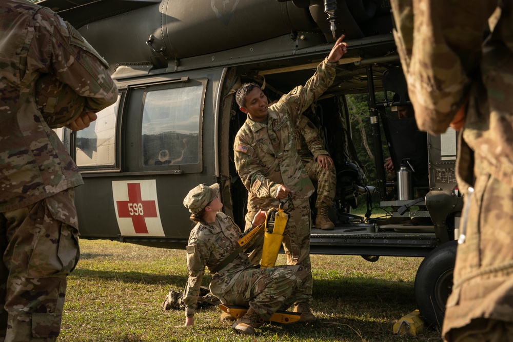 Garuda Shield 2021: Jungle Penetrator Hoist Training