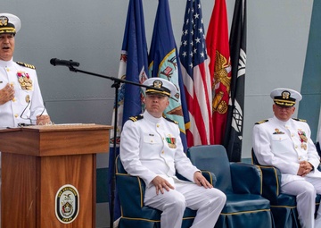 USS Arlington change of command