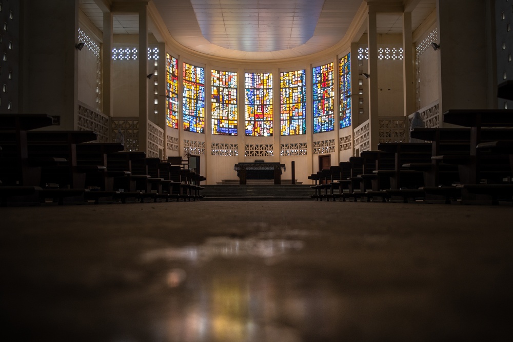 East Africa service members tour local Djiboutian cathedral