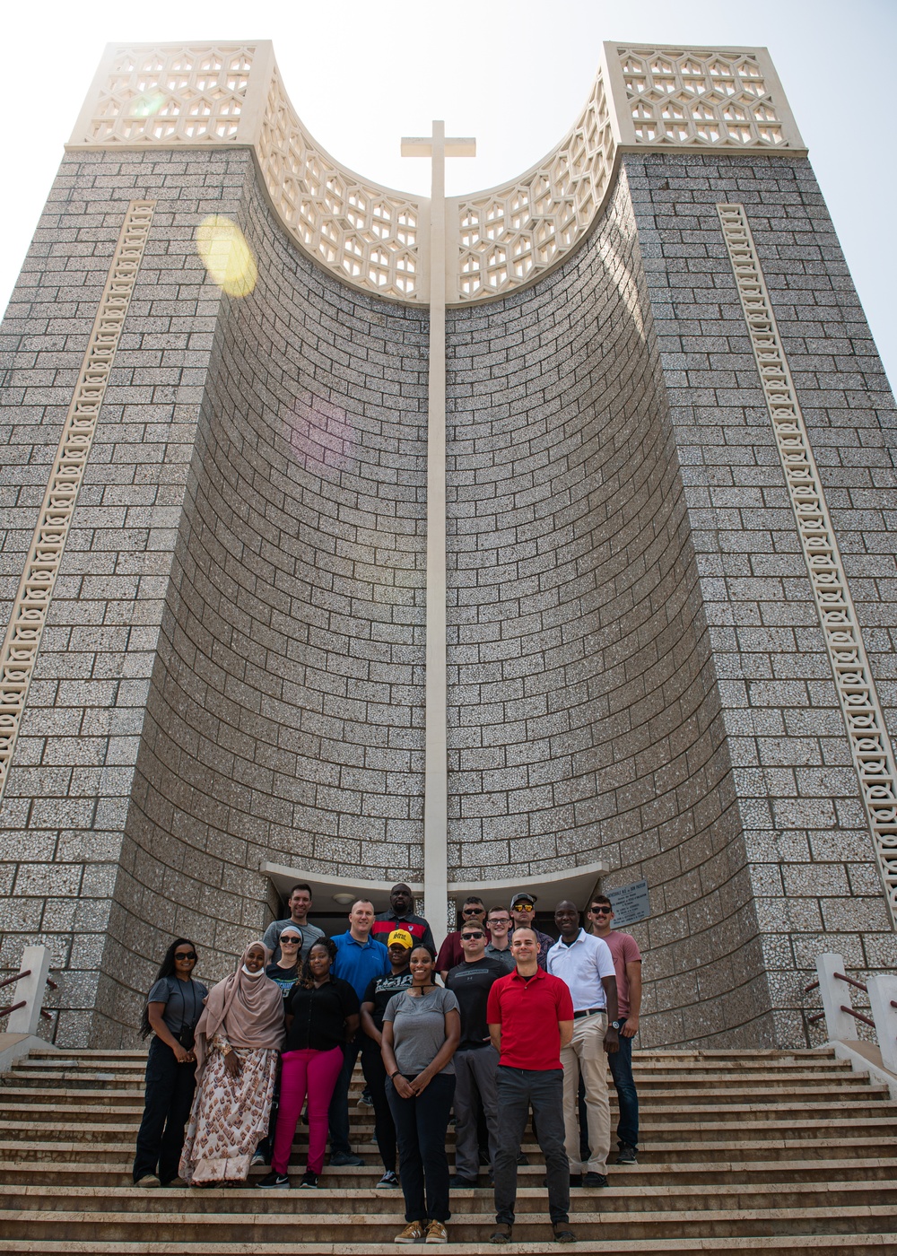 East Africa service members tour local Djiboutian cathedral