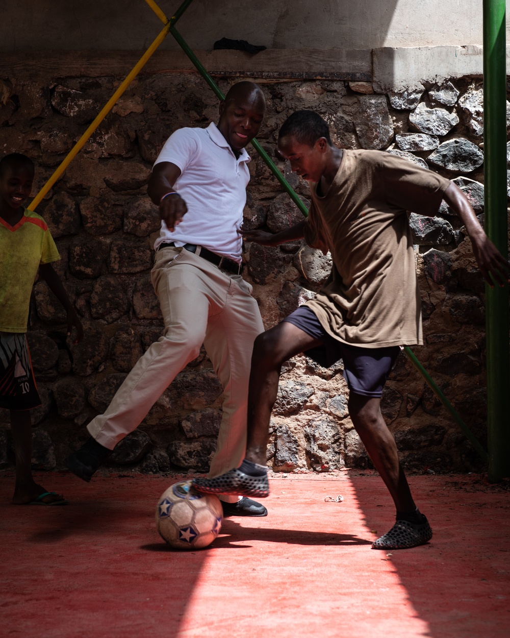 East Africa service members volunteer at local orphanage