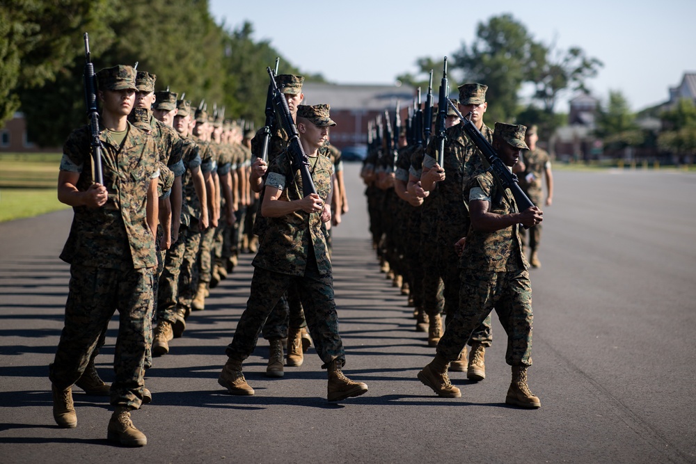 OCS Alpha Company Close Order Drill