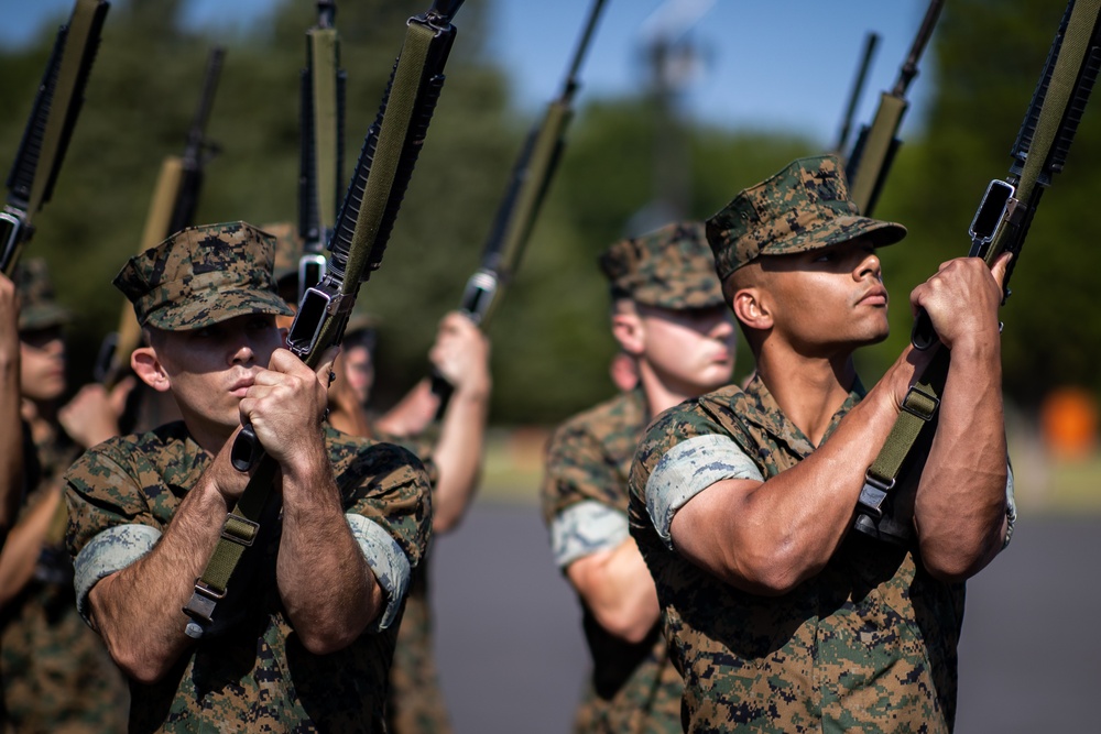 OCS Alpha Company Close Order Drill