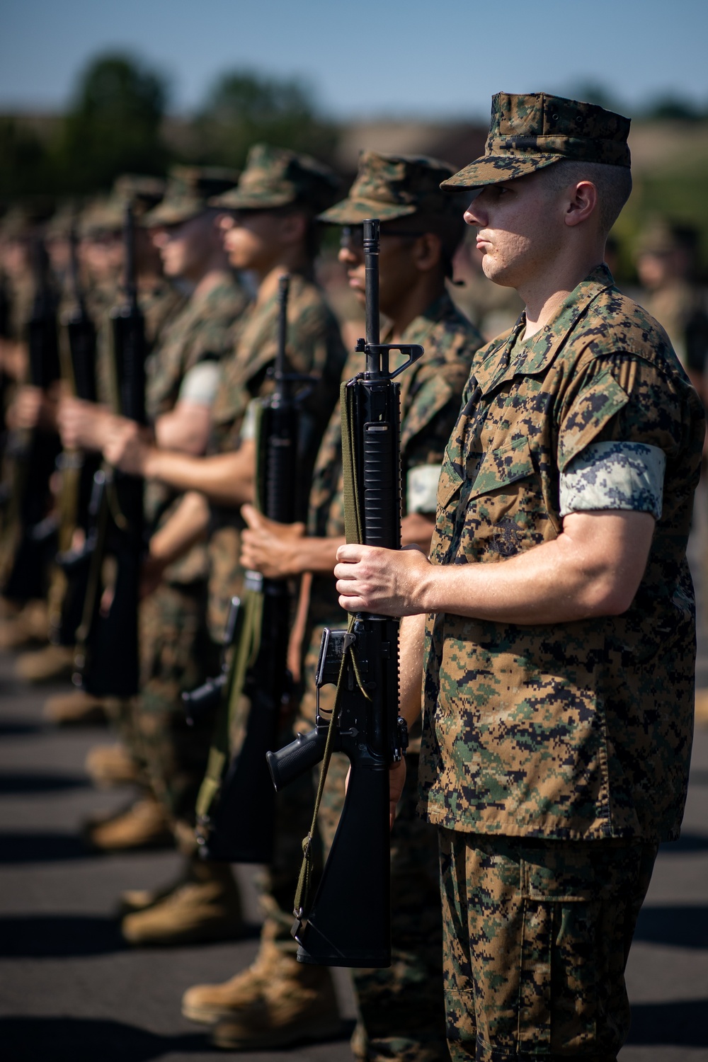 OCS Alpha Company Close Order Drill