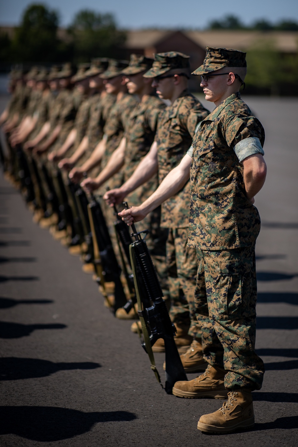 OCS Alpha Company Close Order Drill