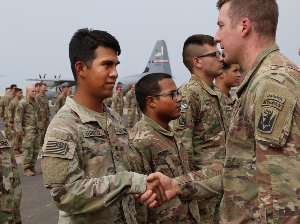 Apache Company, 1-102nd INF holds promotion and awards ceremony