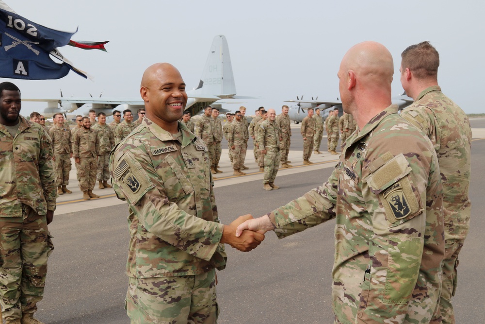 Apache Company, 1-102nd INF holds promotion and awards ceremony