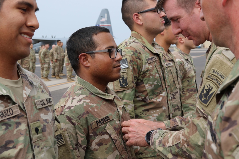 Apache Company, 1-102nd INF holds promotion and awards ceremony