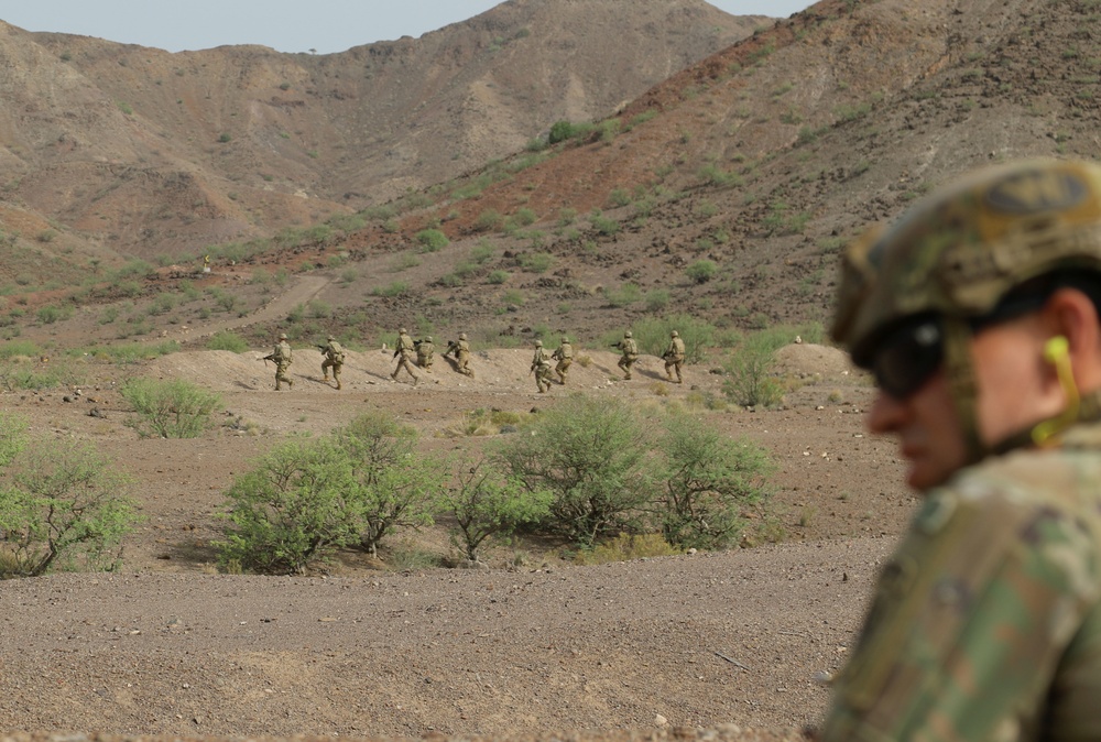 Battle Company, 1-157th Infantry (Mountain) conducts live fire exercise