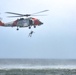 Coast Guard conducts helicopter hoist training off Virginia coast