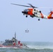 Coast Guard conducts helicopter hoist training off Virginia coast