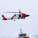 Coast Guard conducts helicopter hoist training off Virginia coast