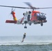 Coast Guard conducts helicopter hoist training off Virginia coast