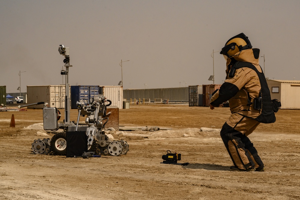 380th SFS and EOD use drones and robots to enhance defensive capabilities