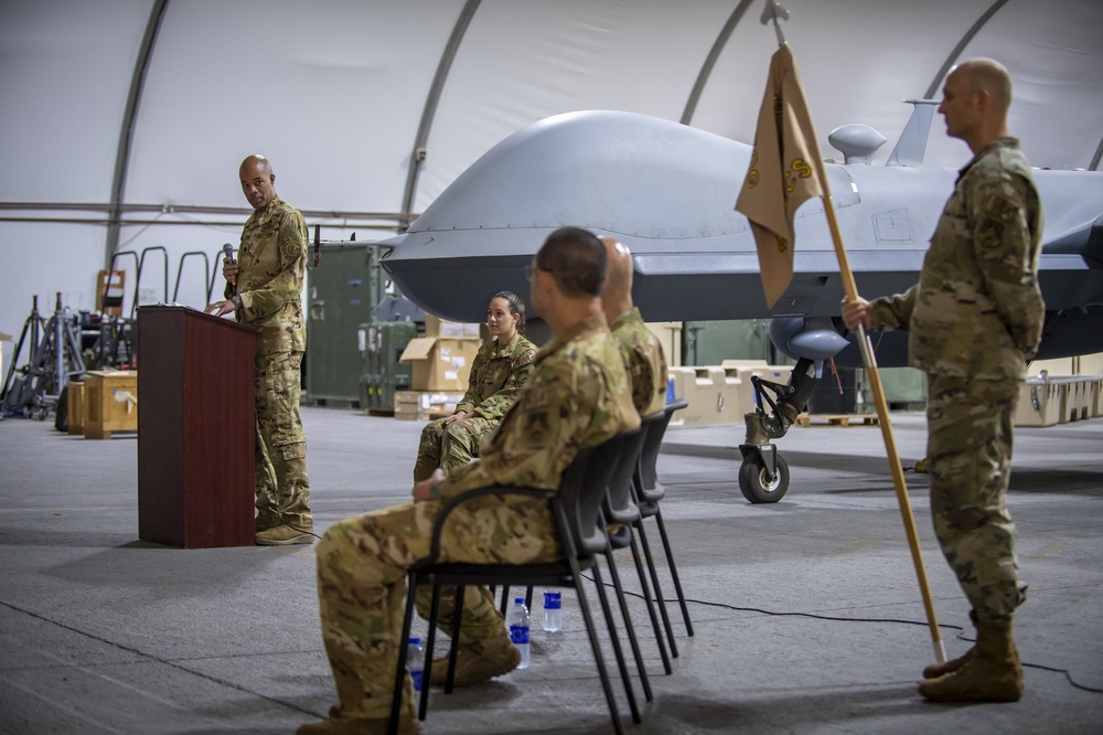 41st Expeditionary Electronic Combat Squadron Change of Command Ceremony