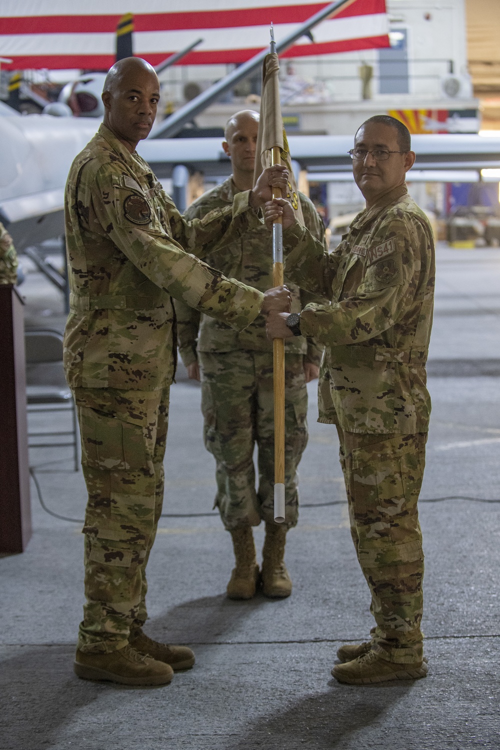 41st Expeditionary Electronic Combat Squadron Change of Command Ceremony