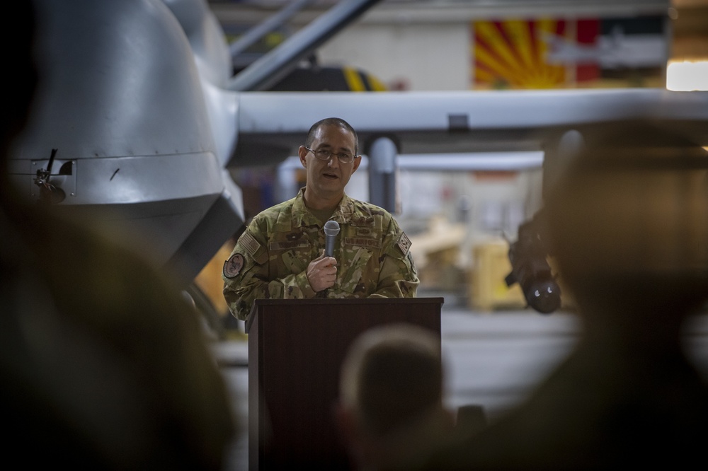 41st Expeditionary Electronic Combat Squadron Change of Command Ceremony