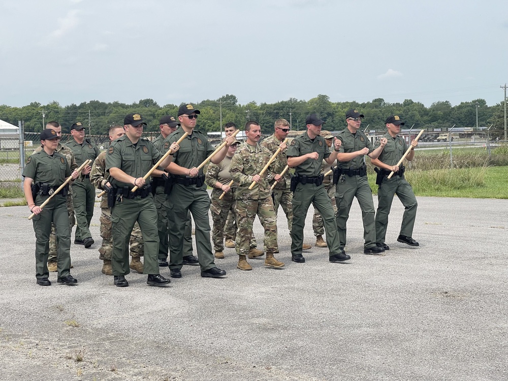 118th Wing members exercising in Vigilant Guard 21