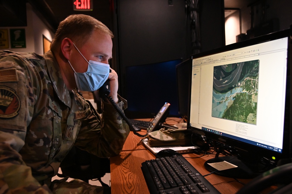 118th Wing members exercising in Vigilant Guard 21