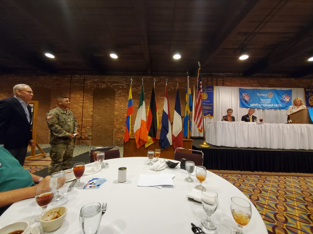 WHINSEC NCO recognized as Columbus Rotary Club Soldier of the Week