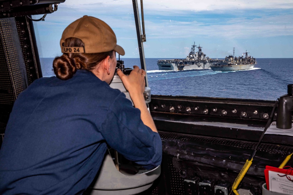 USS Arlington Sailors participate in Large-Scale Exercise 2021