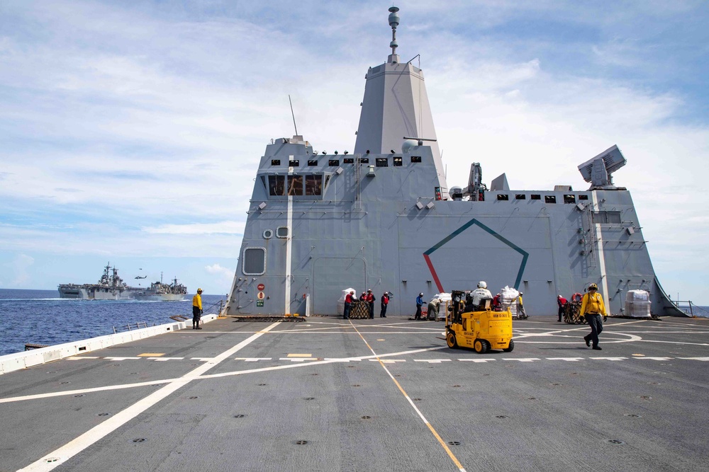 USS Arlington Sailors participate in Large-Scale Exercise 2021